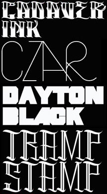 Hydro74 New Fonts
